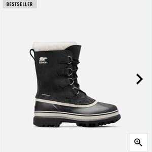 Sorel Caribou waterproof snow boots, SZ 8